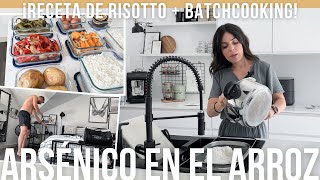 Nuevo HORARIO I Comidas JORNADA PARTIDA I Risotto fácil 🍚 batchcooking [upl. by Htnnek436]