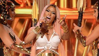 Nicki Minaj Performs Remy Ma Diss Track At 2017 NBA Awards [upl. by Westbrooke441]