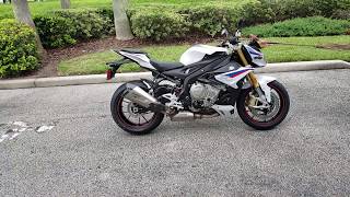 2019 BMW S 1000 R WalkaroundStartUp [upl. by Alrep]