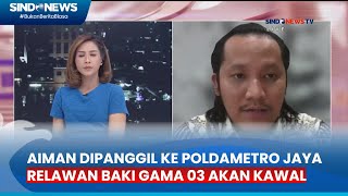 Jelang Pemanggilan Aiman ke Polda Metro Jaya Esok Hari Relawan BAKI GAMA 03 Buka Suara [upl. by Hermine]