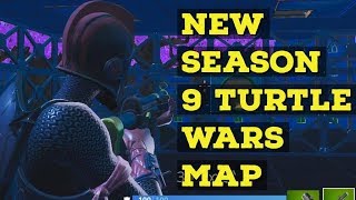 New Season 9 Turtle Wars Map  Fortnite [upl. by Keon]