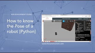 ROS QampA 041  How to know the Pose of a robot Python [upl. by Zehe]