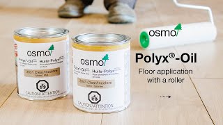 Polyx®Oil Original  Application onto a floor with a roller [upl. by Adleremse]