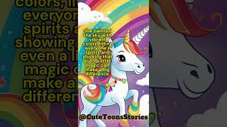 Story The Rainbow Unicorn 7 year old learning videos Read AloudA Short story shortsfeed shorts [upl. by Urd]