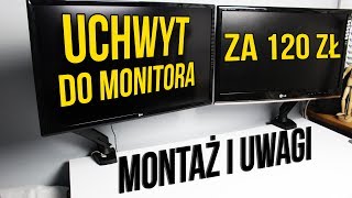 Uchwyt do monitora za 120 zł  Montaż i uwagi AdapterPrzejściówka [upl. by Dodie]