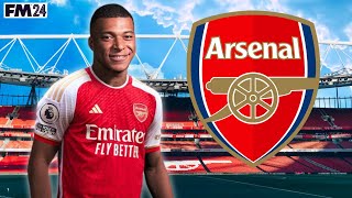 What Would Happen IF Arsenal Did Sign Mbappe Football Manager 2024 [upl. by Selig]