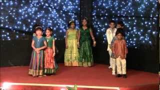 2012 Atlanta Tamil Church Little Flowers Christmas Dance [upl. by Koloski]