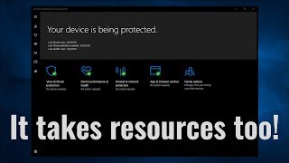 Windows Defender is an Antivirus  It takes resources too [upl. by Adnwahsat669]