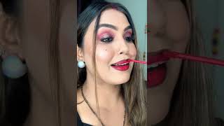 Red lipstick 💄 lipstick shortvideo tiktok trending [upl. by Acimak]