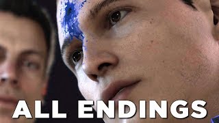 DETROIT BECOME HUMAN ALL ENDINGS quotTHE HOSTAGEquot Walkthrough Gameplay PS4 Pro [upl. by Freddi]