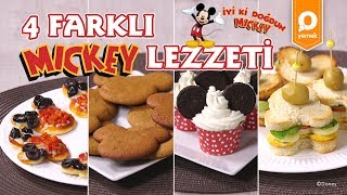 4 Farklı Mickey Lezzeti  Onedio Yemek  Tek Malzeme Çok Tarif [upl. by Sirrah]