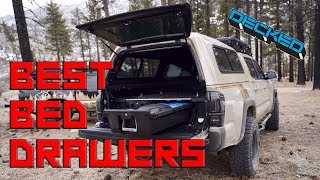 I Got DECKED Out Install and Review my truck bed storage  Toyota Tacoma short bed [upl. by Runkle888]