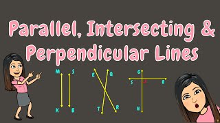 PARALLEL INTERSECTING amp PERPENDICULAR LINES  GRADE 4 [upl. by Ardnwahsal]