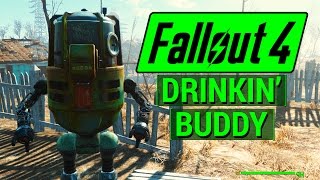 FALLOUT 4 How To Get BUDDY Protectron For Your Settlement PLUS All Gwinnett Recipe Locations [upl. by Aoh]