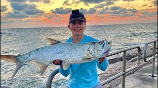 My 1st TEXAS TARPON Packery Channel Jetty Corpus Christi Tx [upl. by Christa]