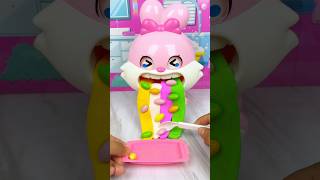 Satisfying With Unboxing Rabbit And Cleaning Teeth Dental Set Toys ASMR Videos [upl. by Russi]