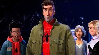 Other Spider People Scene  SpiderMan Into the SpiderVerse 2018 Movie Clip HD [upl. by Reivilo278]