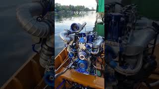 6xxHP Biturbo Diesel 1900cc longtail boat Cr Somchai Maiseengam [upl. by Strephonn63]