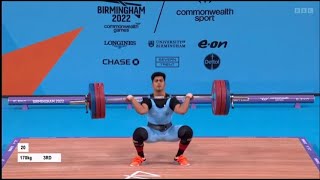 2022 Commonwealth Games Weightlifting M 73 KG [upl. by Claman]