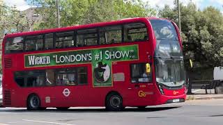 Londons Buses at Putney Heath Green Man on 5th August 2022 [upl. by Ibmat]