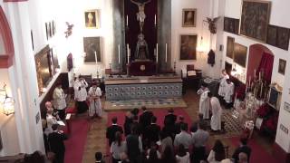 OFICIO SOLEMNE TRADICIONALGREGORIANO VIERNES SANTO 2017 SEVILLA 2ª PARTE [upl. by Aehsel560]