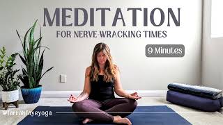 Meditation For Anxiety amp Stress  NerveWracking Times  Feel Calm Now [upl. by Lyred]