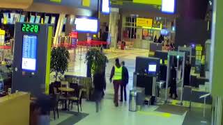 Russian Airport Car Chase with Yakety Sax music [upl. by Selym29]