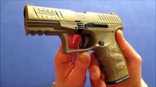 Walther PPQ M2 FDE Kaliber 9mm PAK Review [upl. by Alyacim]