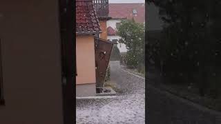 Hagel in Hildburghausen [upl. by Luthanen]