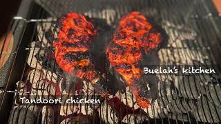 How to make Tandoori chicken on on charcoal grill  Tandoori chicken at home charcoal spice chicken [upl. by Azral501]