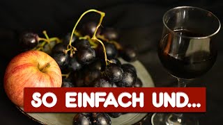 Apfel Weintrauben Saft selber machen OHNE ZUCKER [upl. by Burra]