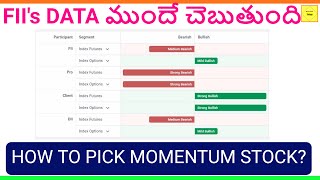 HOW TO DECODE FIIs amp DIIs DATA priceactionTelugu [upl. by Crowns469]