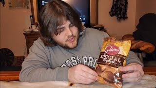 Gardettos Special Request Garlic Rye Chips  honest review [upl. by Kieger]