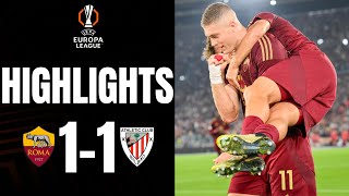 Roma vs Athletic Bilbao 11 Highlights  UEFA Europa League  20242025 [upl. by Eidnil644]