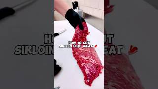 sirloin meat food steak beef steaklife meatlife howto butcher bbqbeef cooking meat fyp [upl. by Walli288]