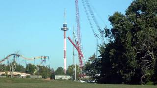 Carowinds Intimidator Construction [upl. by Introk572]