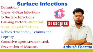 Surface Infections Communicable diseaserabies tetanus leprosy trachomatis viralvideo ytshort [upl. by Rebma]