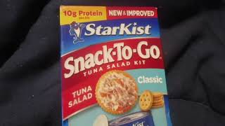 New amp Improved StarKist Classic Tuna Salad Snack To Go [upl. by Clauddetta519]