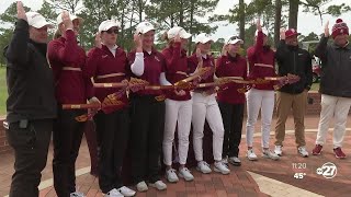 FSU women’s golf team wins Florida State Match Up [upl. by Benedicta]