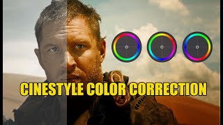 Cinestyle color correction Corel Videostudio ultimate 2022 [upl. by Park]