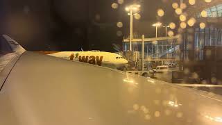 4K A350900 Finnair Seoul Incheon Intl Airport departure Wing View [upl. by Okomot]