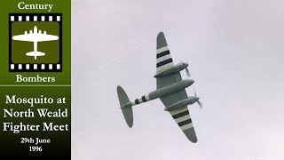 Stunning DH Mosquito Display at North Weald 96 [upl. by Tahp]