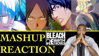 Bleach rebirth of souls character trailer mashup reaction GinChadYoruichiUrahara [upl. by Alaecim]