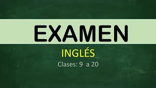 EXAMEN 2 DE INGLÉS Lecciones 920  SOY MIGUEL IDIOMAS [upl. by Seiber]