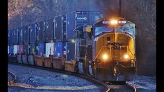 CSX 4531 Leads CSX 117 Mixed Freight Wampum PA 2 2024 [upl. by Ataynik]