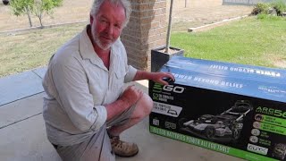 Unboxing Our New Ego Electric Lawn Mower [upl. by Hartley602]