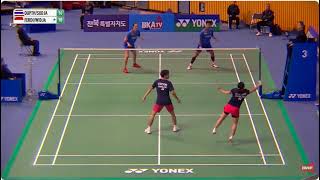 FerdiansyahWidjaja Ina vs OupthongSudjaipraparat tha  Korea Masters 2024 [upl. by Ardnikal]