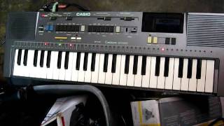 Casio MT820 Casiotone Keyboard Test [upl. by Eiromem108]