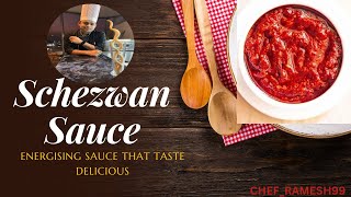 How to make Restaurant style schezwan sauce  kaise hotel ke tarike se schezwan chatni banaye [upl. by Odlaner]