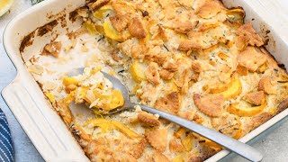 Cheesy Summer Squash Casserole Recipe [upl. by Llecrup]